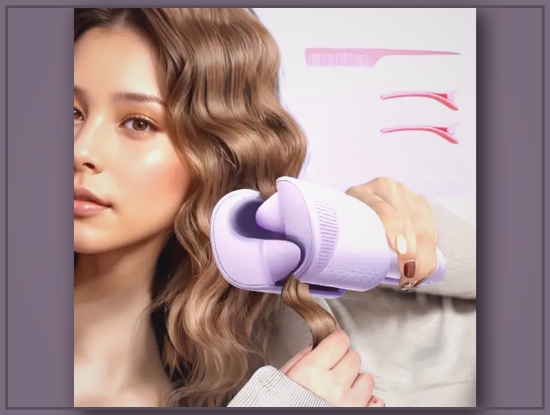 Picture of Wavy U-Shaped Curling Iron – Deep Wave & Big Curls, 32mm
