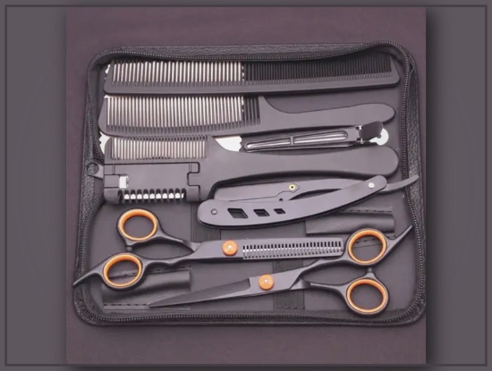 Picture of 6-Inch Hair Cutting Scissors Set – Thinning & Styling Shears