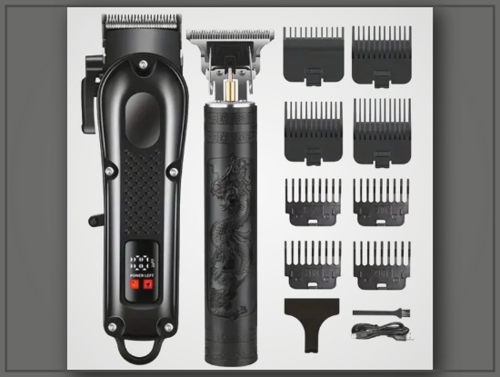 Picture of Men’s 2-in-1 Electric Shaver & Hair Clipper – USB Rechargeable
