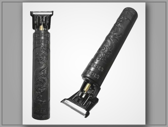 Picture of Retro Carved Electric Hair Clipper – Portable & USB Rechargeable