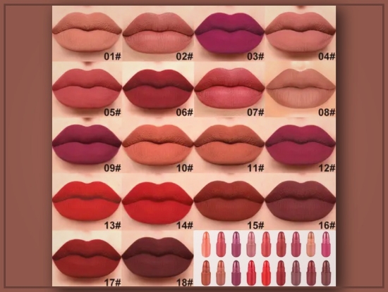 Picture of 18-Color Capsule Lipstick Pills – Waterproof & Long-Lasting Lip Gloss & Shimmers