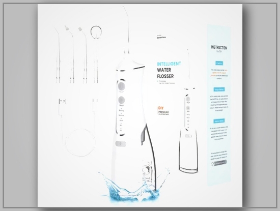 Picture of Portable Water Flosser & Oral Irrigator – Rechargeable & Travel-Friendly