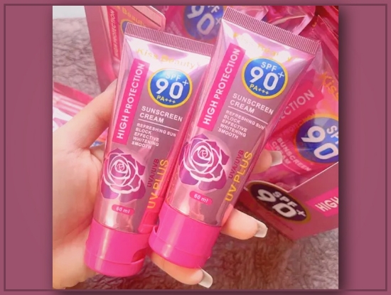 Picture of Rose Facial Sunscreen SPF 90+ – Hypoallergenic, Oil-Control & Waterproof