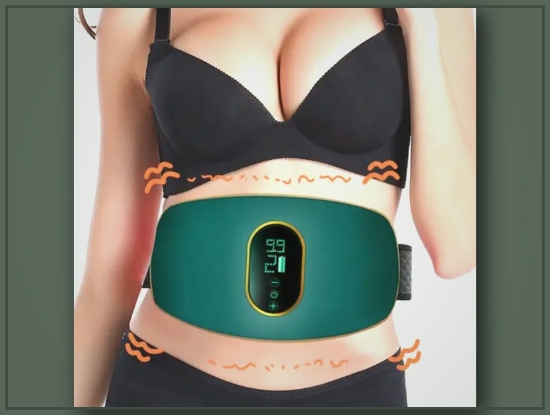 Picture of Multifunctional USB Rechargeable Massage Belt – Full Body Fitness & Relaxation