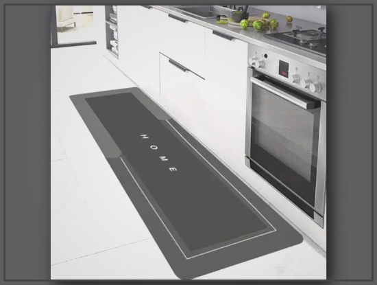 Picture of Premium Diatom Mud Kitchen & Bathroom Floor Mat – Super Absorbent, Anti-slip, Large & Washable