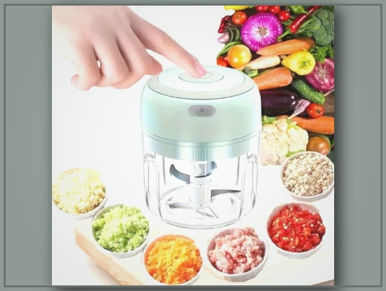 Picture of USB Rechargeable Mini Cooking & Garlic Mixer – 250ml, Small, Multi-Scene Use, Various Colors
