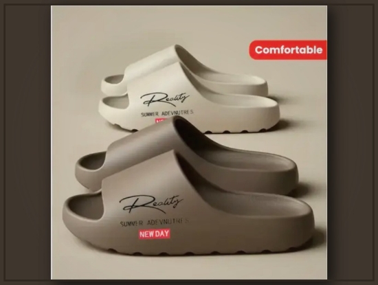 Picture of Unisex Thick-Soled Slippers – EVA Material, Durable, Comfortable, Solid Colors