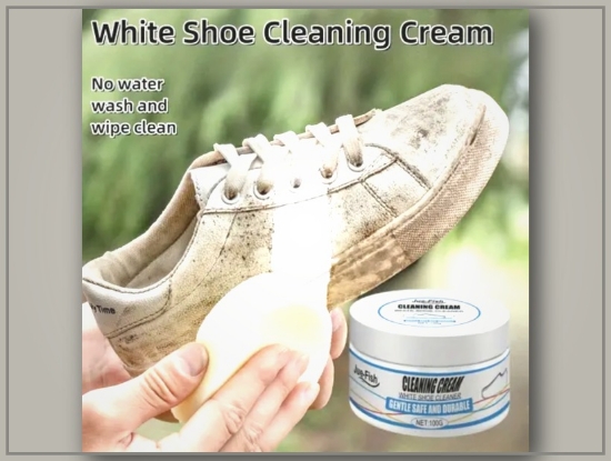 Picture of Instant White Shoe Cleaner Cream – Stain Remover & Whitening for Sneakers, Canvas, Faux Leather