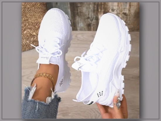 Picture of ZOSIVC Casual Women’s Sneakers – Slip-On, Mesh Upper, Comfortable Summer Shoes