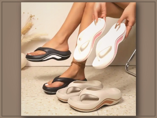 Picture of Women’s Stylish EVA Molded Flip-Flops – All-Season, Comfortable & Soft