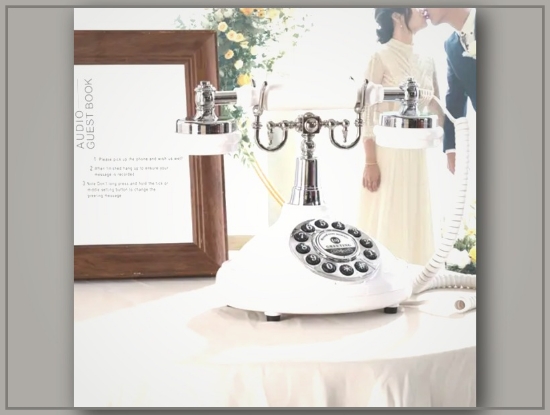 Picture of Wireless Audio Guestbook & Phone – Record Messages for Weddings & Events