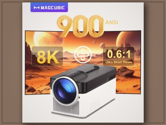 Picture of Magcubic HY450 Android 11 4K Projector – 900ANSI Lumens, Ultra Short Throw
