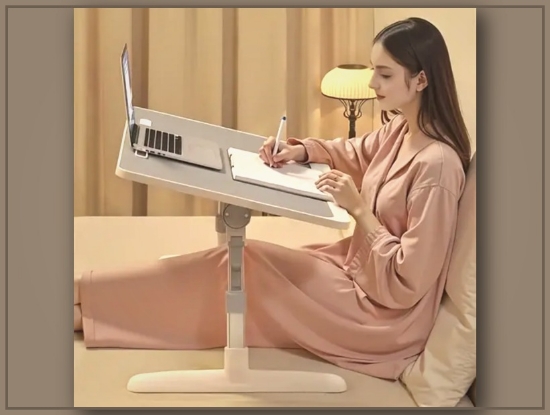 Picture of Adjustable & Foldable Laptop Desk – Height & Angle, Portable & Space-Saving