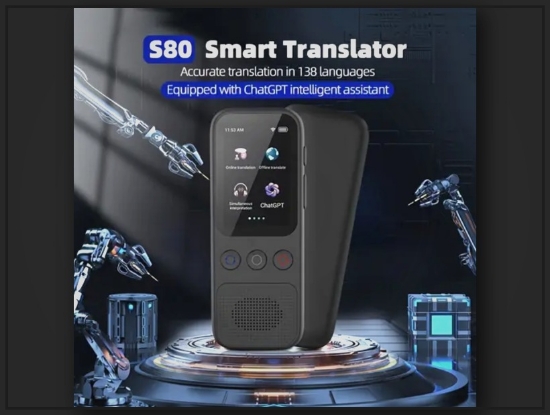Picture of Hishell S800 AI Translator – 138 Languages, Real-Time Voice Translation & HD Touch Screen