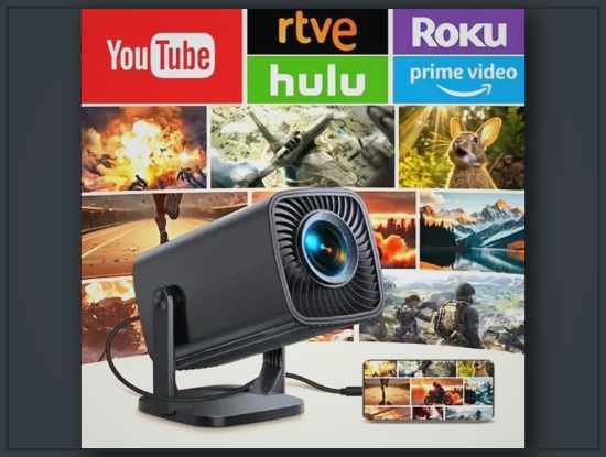 Picture of Mini HD Portable Projector for Home Theater – Support 1080P, Compact & Easy to Use