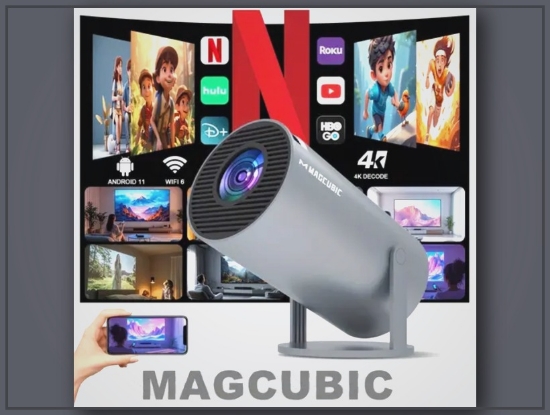 Picture of Magcubic HY300 Pro Android 11 Wireless Mini Projector – Support 4K, Auto Correction