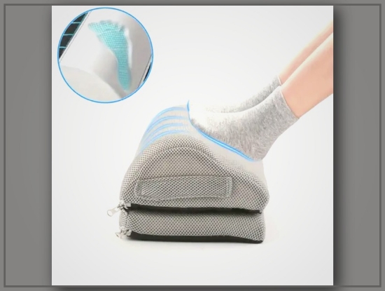 Picture of Adjustable Foot Rest – Washable Cover, Comfort Support for Desk & Car