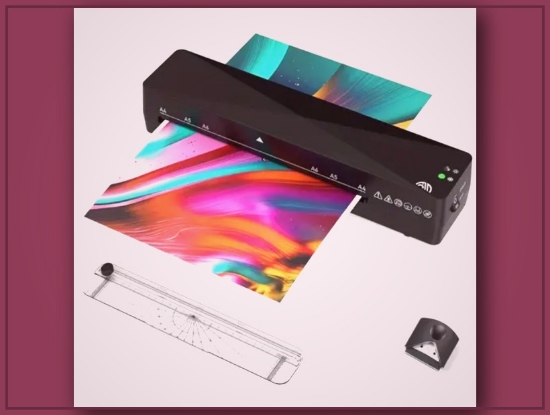 Picture of A4 Laminator Set – Hot & Cold Modes with Cutter & Corner Rounding