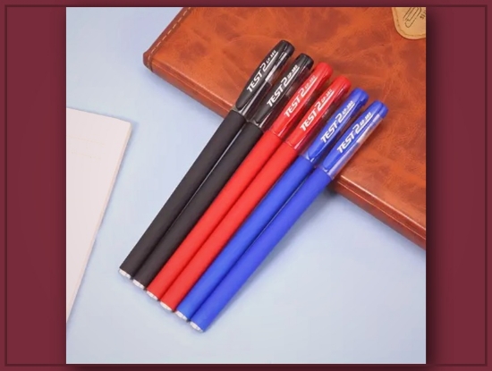 Picture of 26pcs Gel Pen Set – Black, Blue, Red Ink, 0.5mm, Fun & Colorful School Supplies