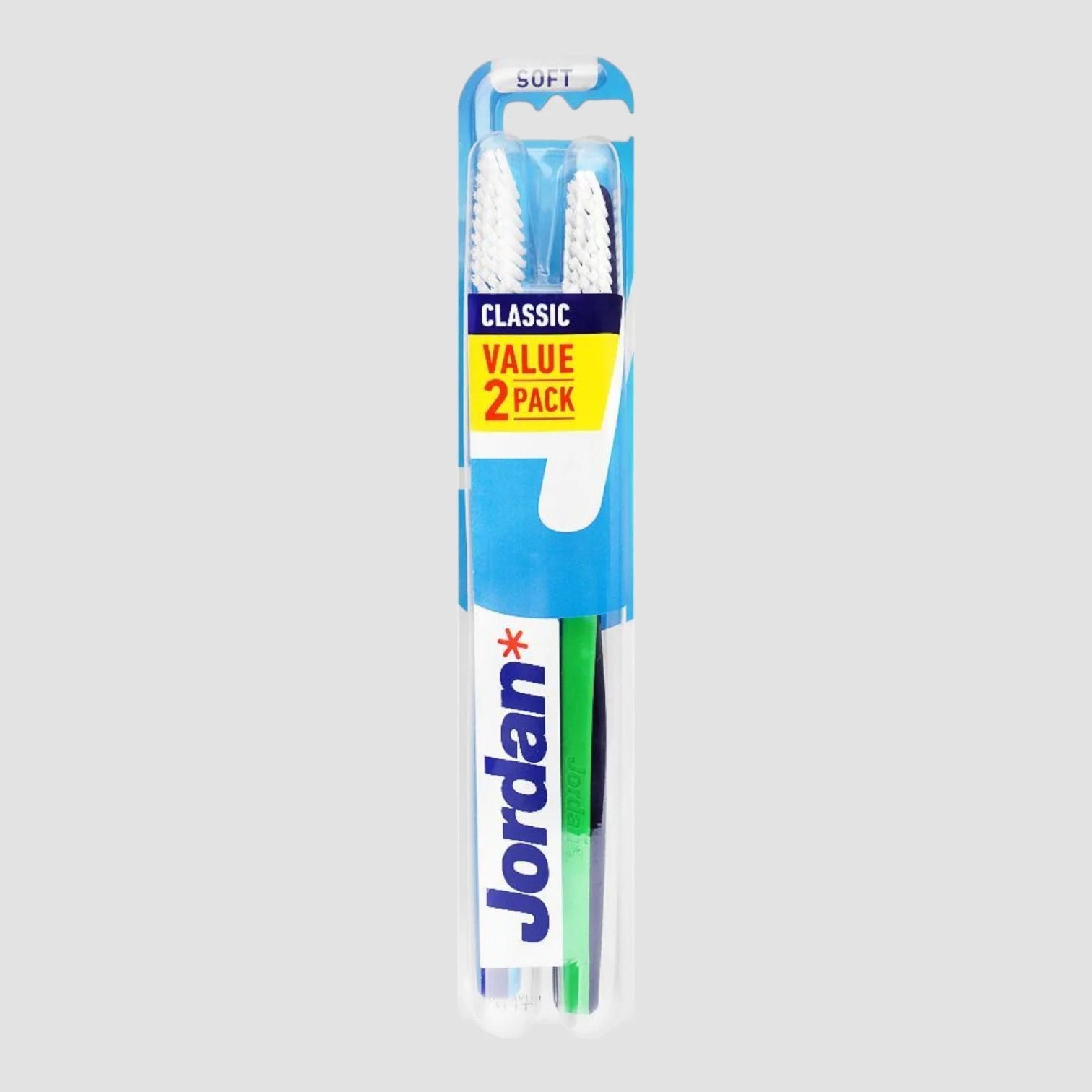 JORDAN Classic Toothbrush 2-Pack Outer