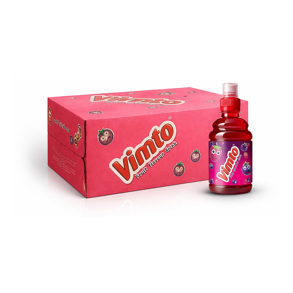 Vimto Fruit Drink PET Bottle 250ml x24 Pack - Mixed Fruit Flavored Refreshing Beverage