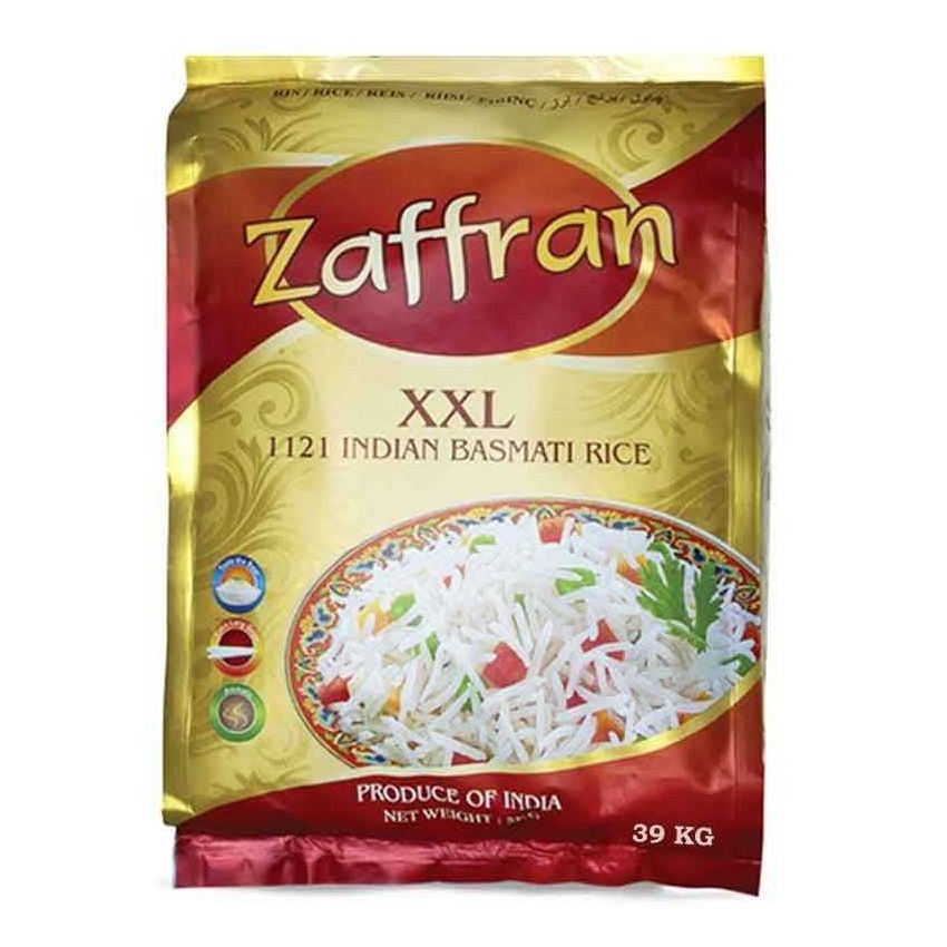 ZAFFRAN 1121 Basmathi Rice 39KG Bag