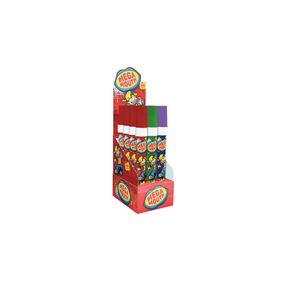 BAZOOKA Mega Mouth Chewing Gum 24G Pack of 4