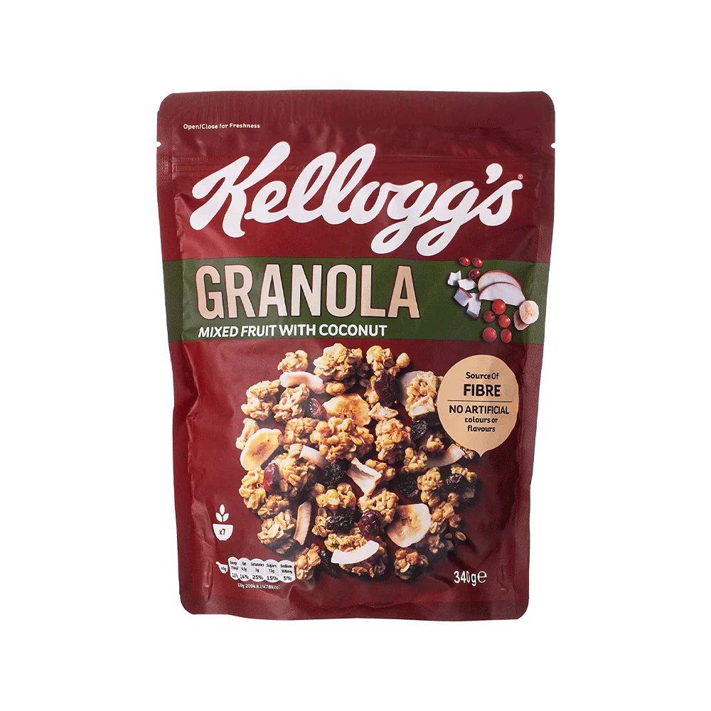 Kelloggs Granola Fruit with Coconut 340GR Carton Pack of 6