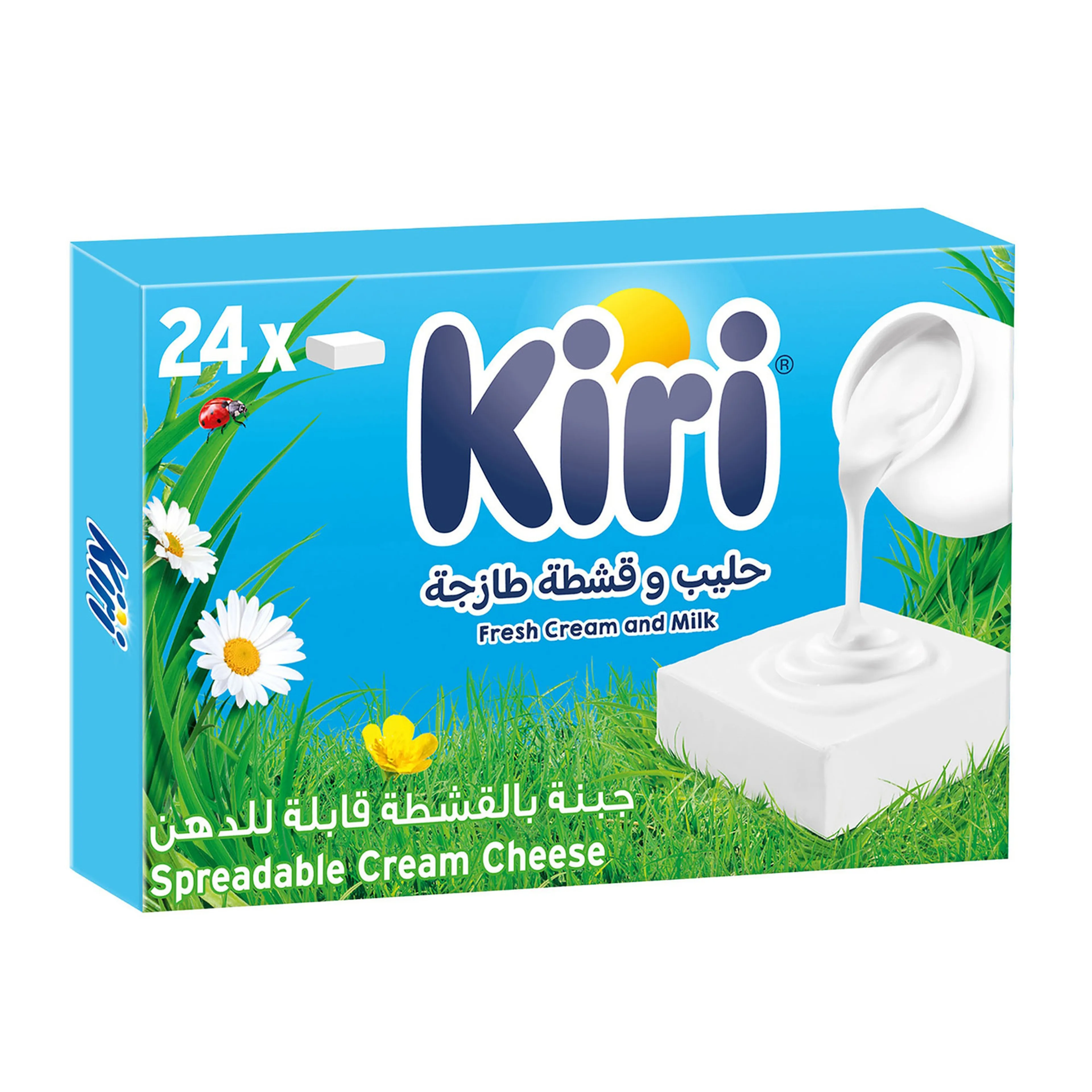 Kiri Cheese Portion Squares 400GR Carton Pack of 8