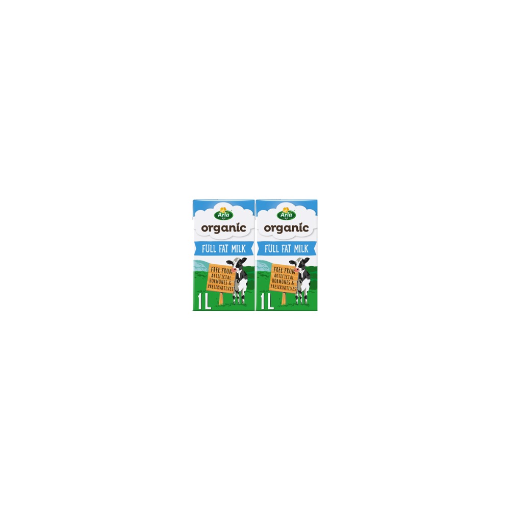 ARLA Organic Full Fat Milk 1LTR Piece
