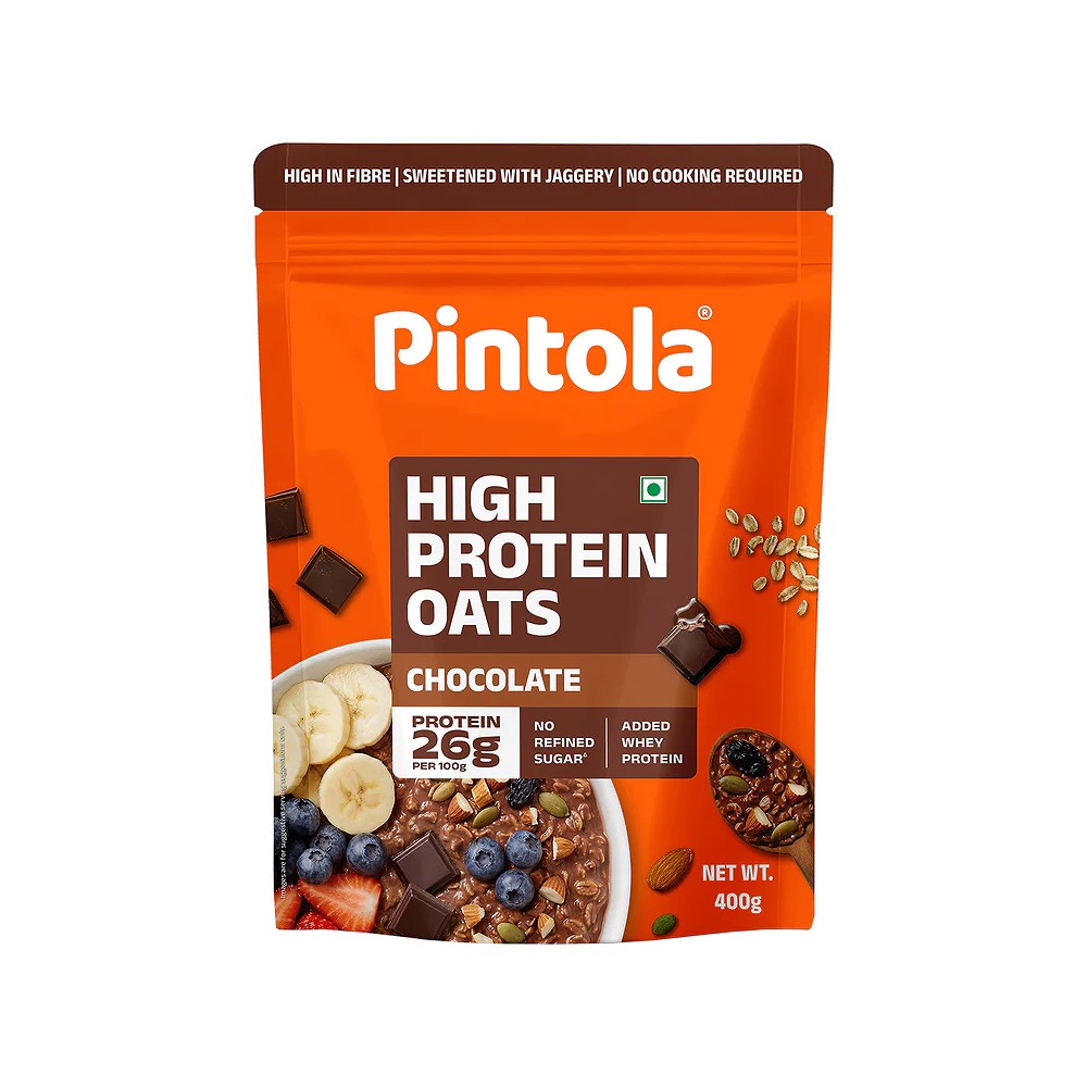 Pintola Hi-Pro Oats Dark Choco 400G Pack of 4