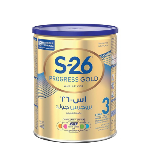 PROGRESS GOLD S26 Baby Food 400GR Pack of 3