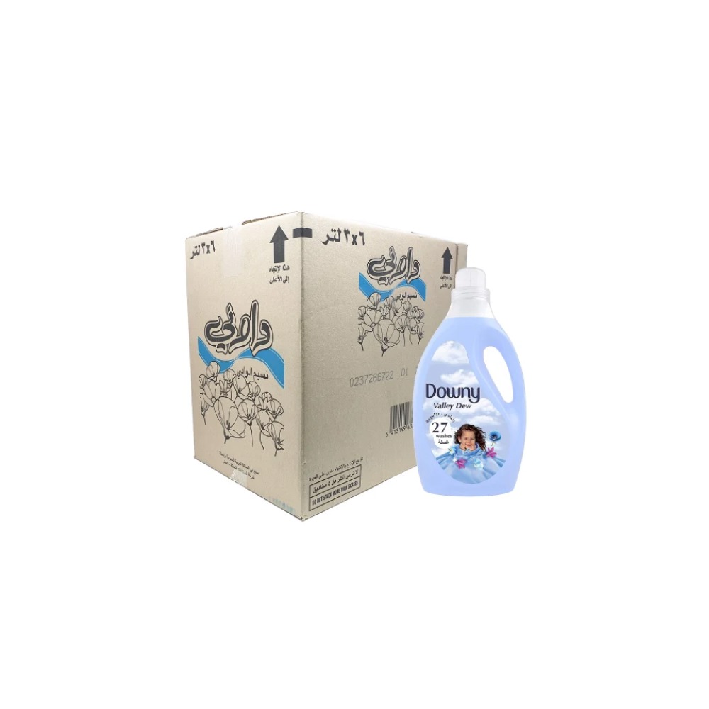 Downy Linor Light Blue Fabric Softener 3L Pack of 4
