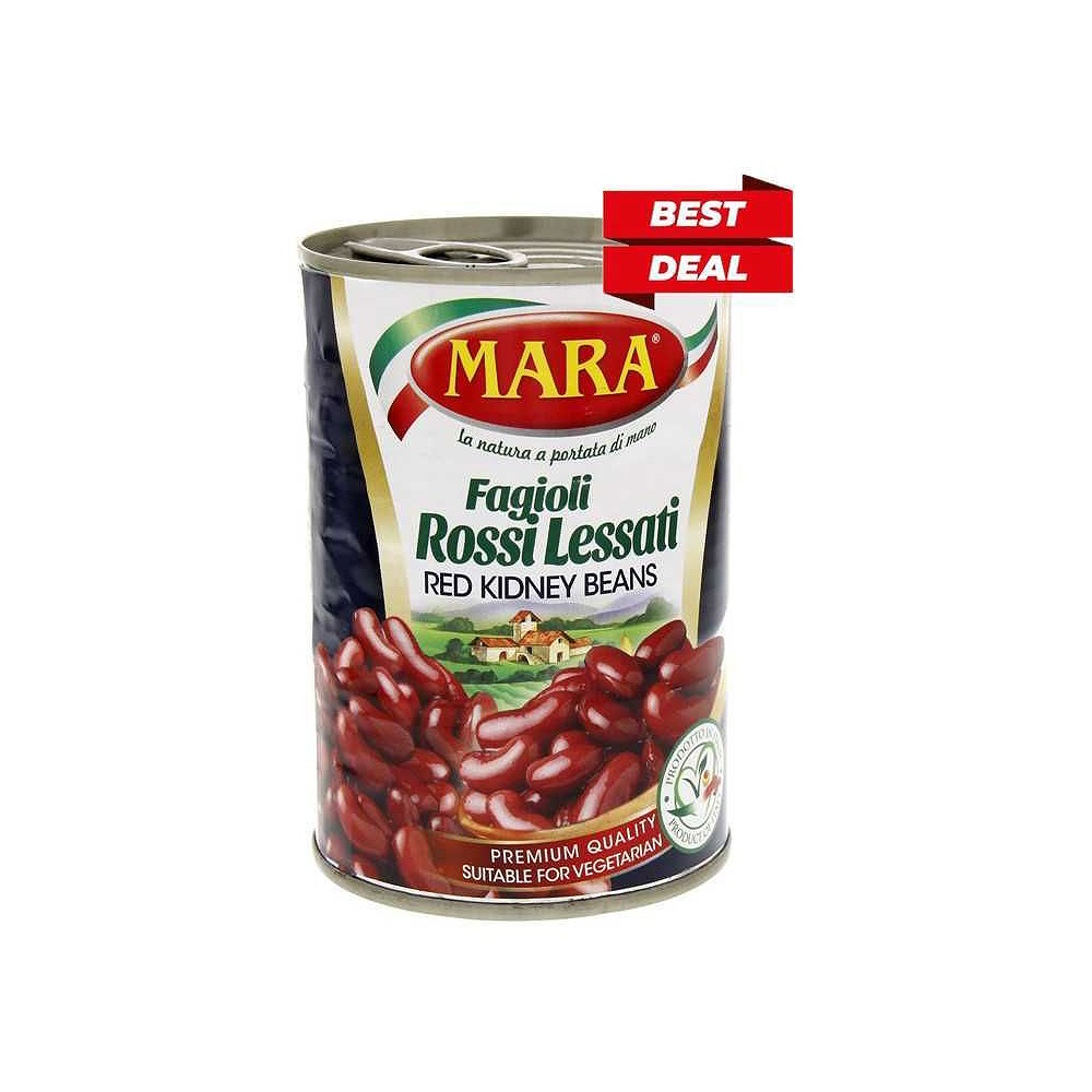 Mara Italian Boiled Red Kidney Beans Can,400g