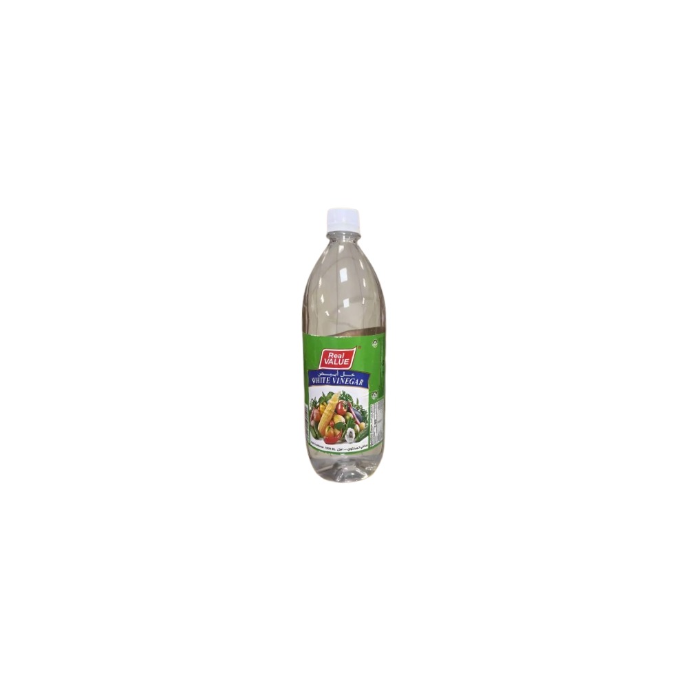 Real Value White Vinegar 1 Liter Pack of 2
