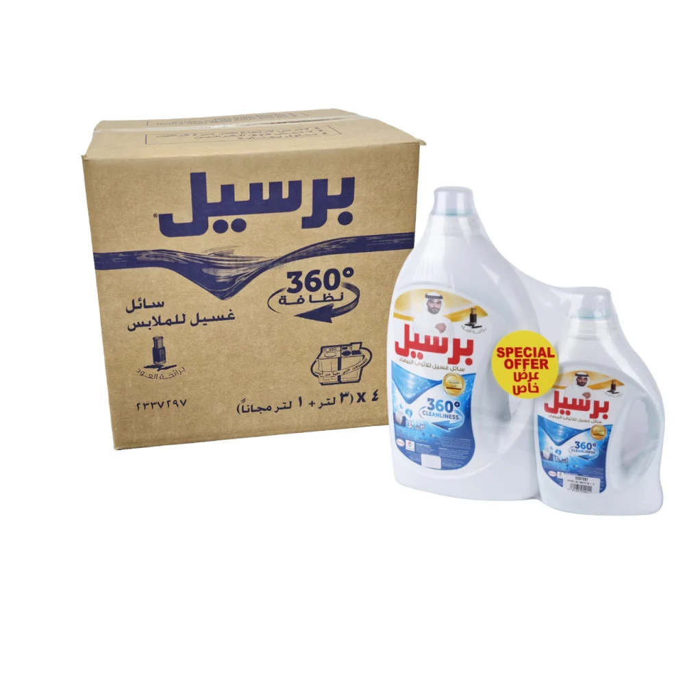 Persil White Oud Shampoo 3LTR + 1LTR Carton Pack of 4