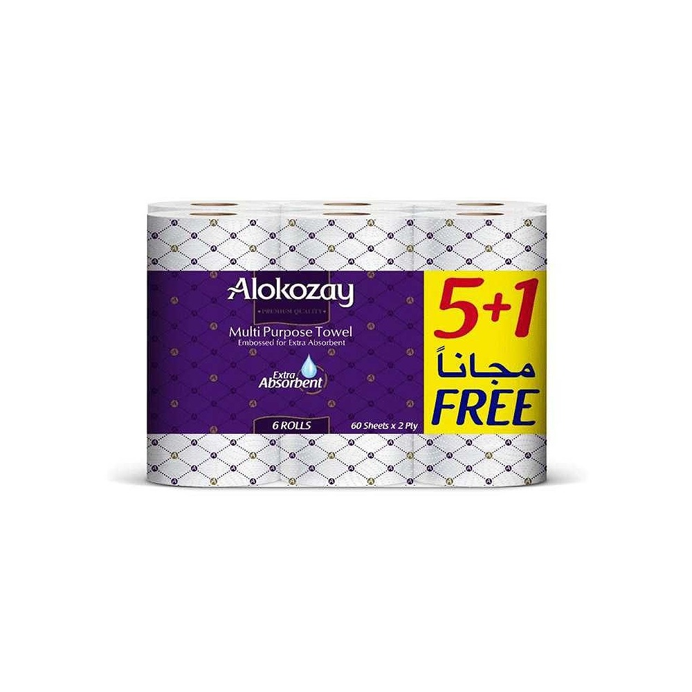 Alokozay Multi Purpose Towel 5+1 Rolls