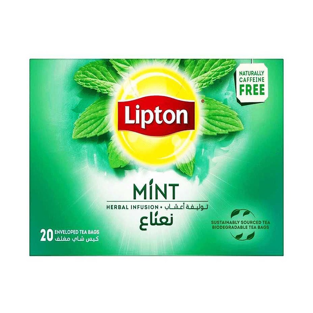 Lipton Herbal Infusion Tea – Herbal/Green/Black Mint 20 Tea – Herbal/Green/Blackbags