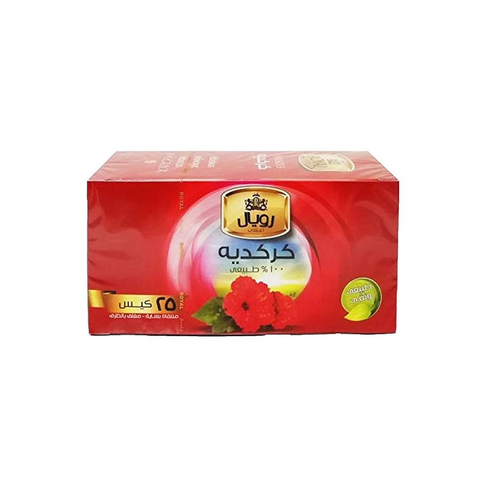 Royal HerbalL Tea – Premium Blend Bag Hibiscus 25pcs