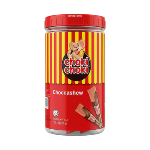 CHOKI CHOKI Chocolate Jar 500g Carton of 12
