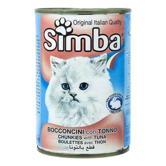 SIMBA Cat Food Chunkies Tuna 415GR Carton Pack of 24