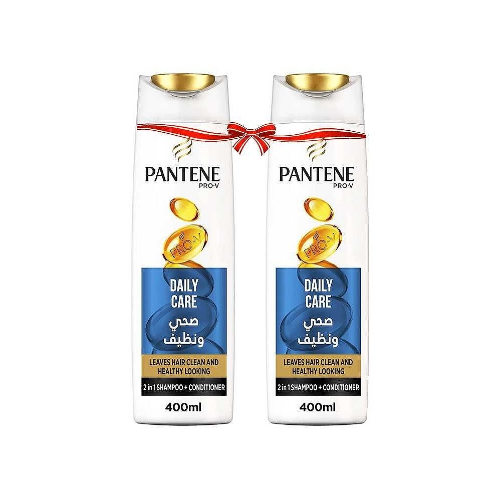 Pantene Pro-V Daily Care 2in1 Shampoo 400ml Twin Pack