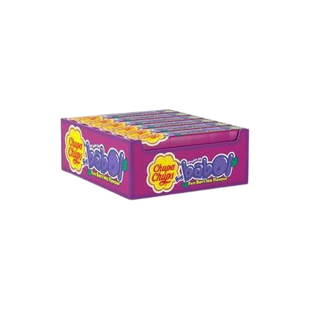 Chupa Chups Bubble Gum Fun Berries 24X540g