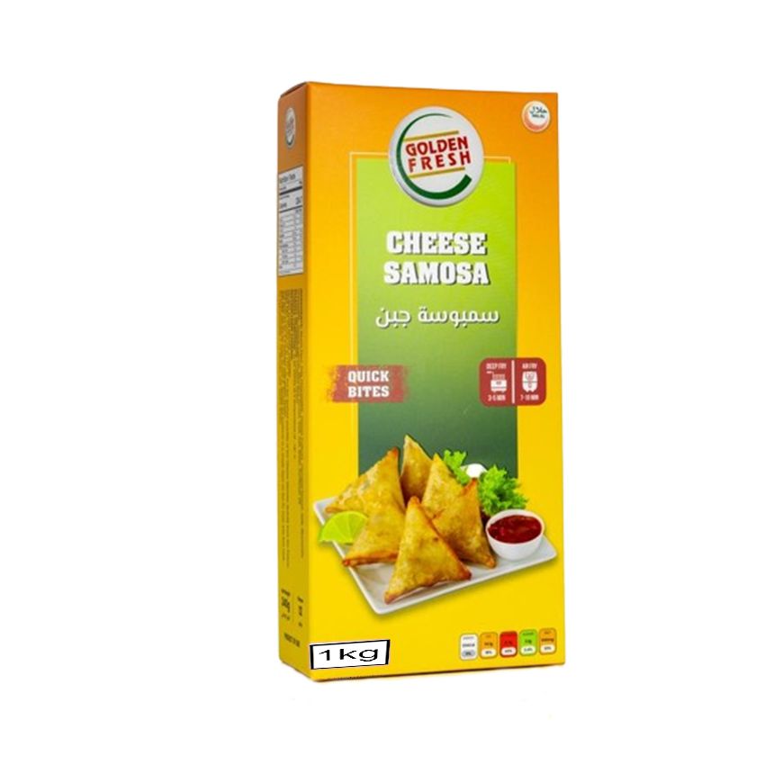 Golden Fresh Cheese Samosa 1KG Carton Pack of 5