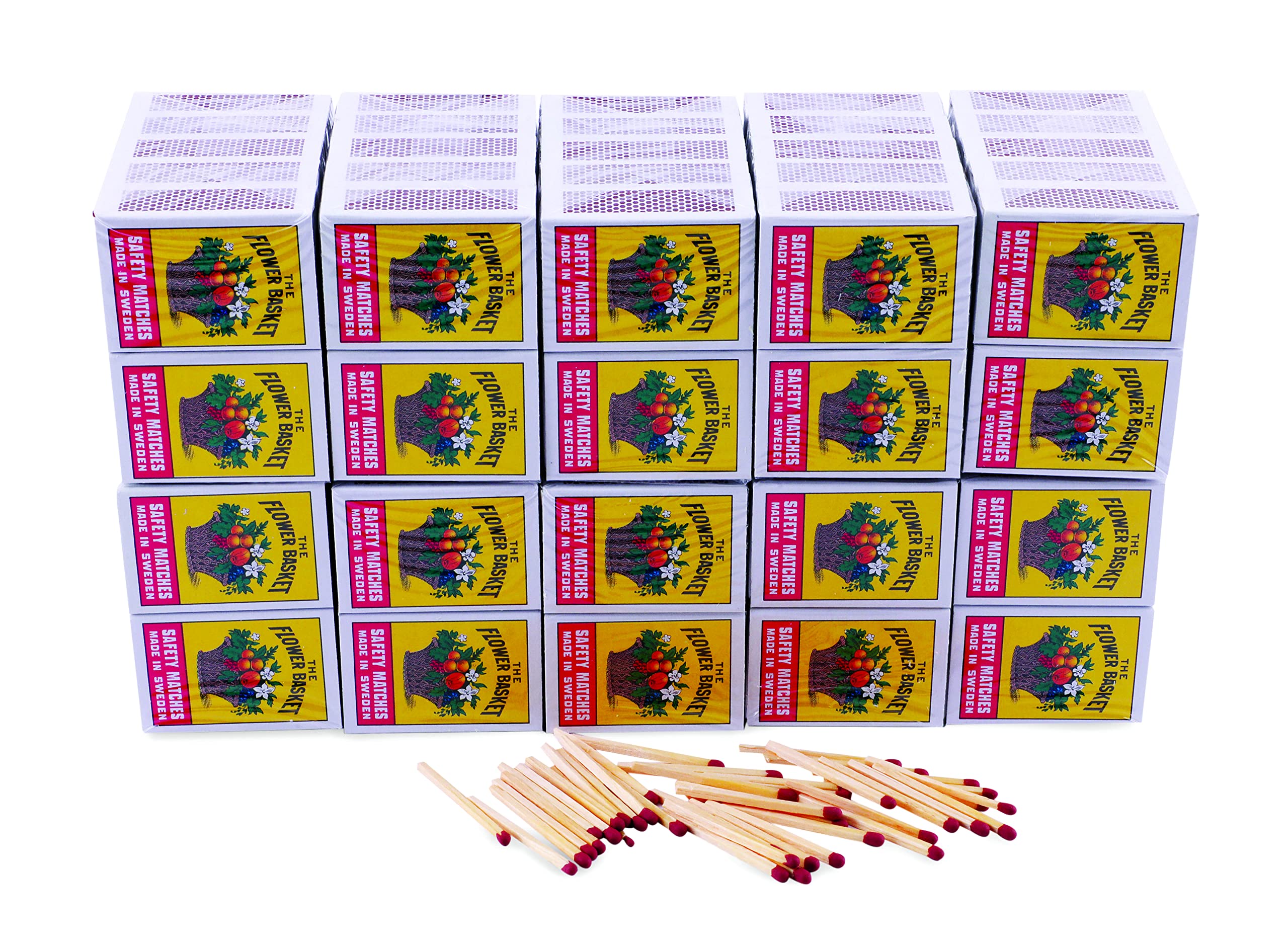Flower Basket Small Matches 100PCS Carton Pack of 10
