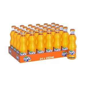 Fanta Orange 250ml Pack of 24 – Bright & Refreshing Soda