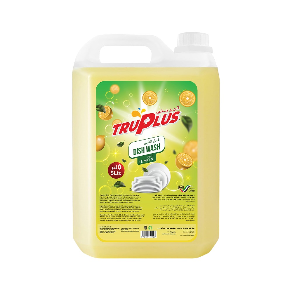 TRUPLUS Dishwash Liquid 5L Pack of 3