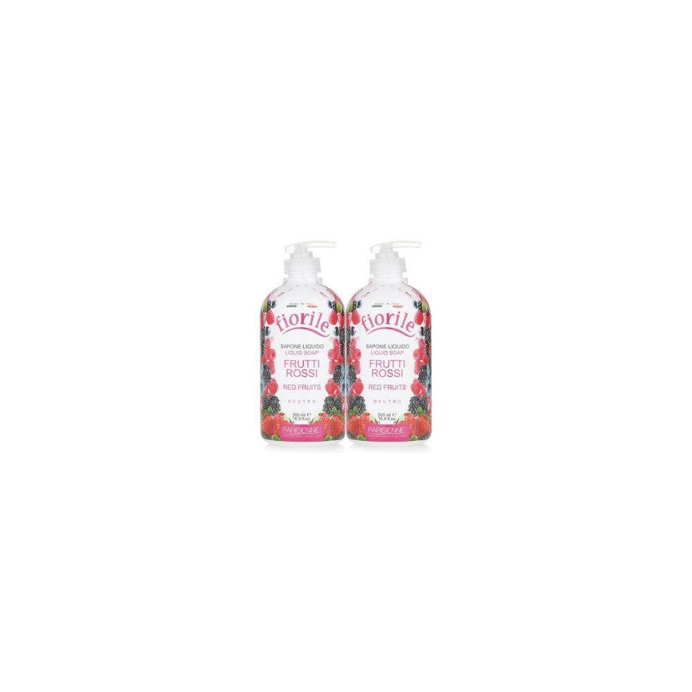 Parisienne Liquid Soap Red Fruits Scent 500ML Pack of 2