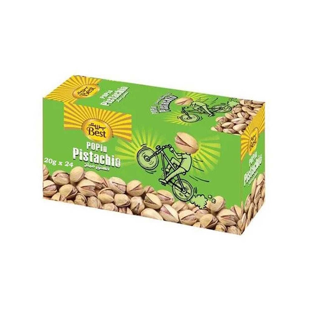 Best Pop in Pistachios Salted 13g Pack of 24