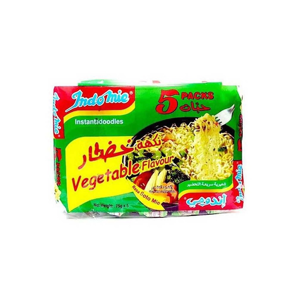 Indomie Noodles Vegetable Flavour 75g Pack Of 5